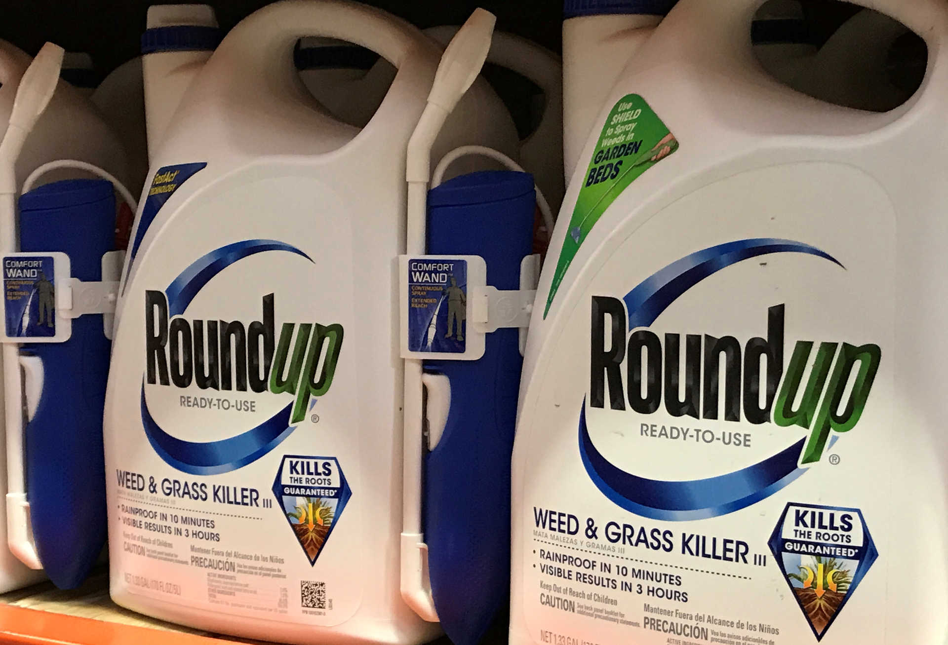 O Roundup é o principal herbicida da Monsanto. Este segmento de negócio rendeu receitas de 3,7 mil milhões em 2017. REUTERS/Mike Blake/File Photo