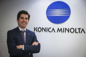 Vasco Falcão, director-geral Konica Minolta, Gustavo Bom / Global Imagens