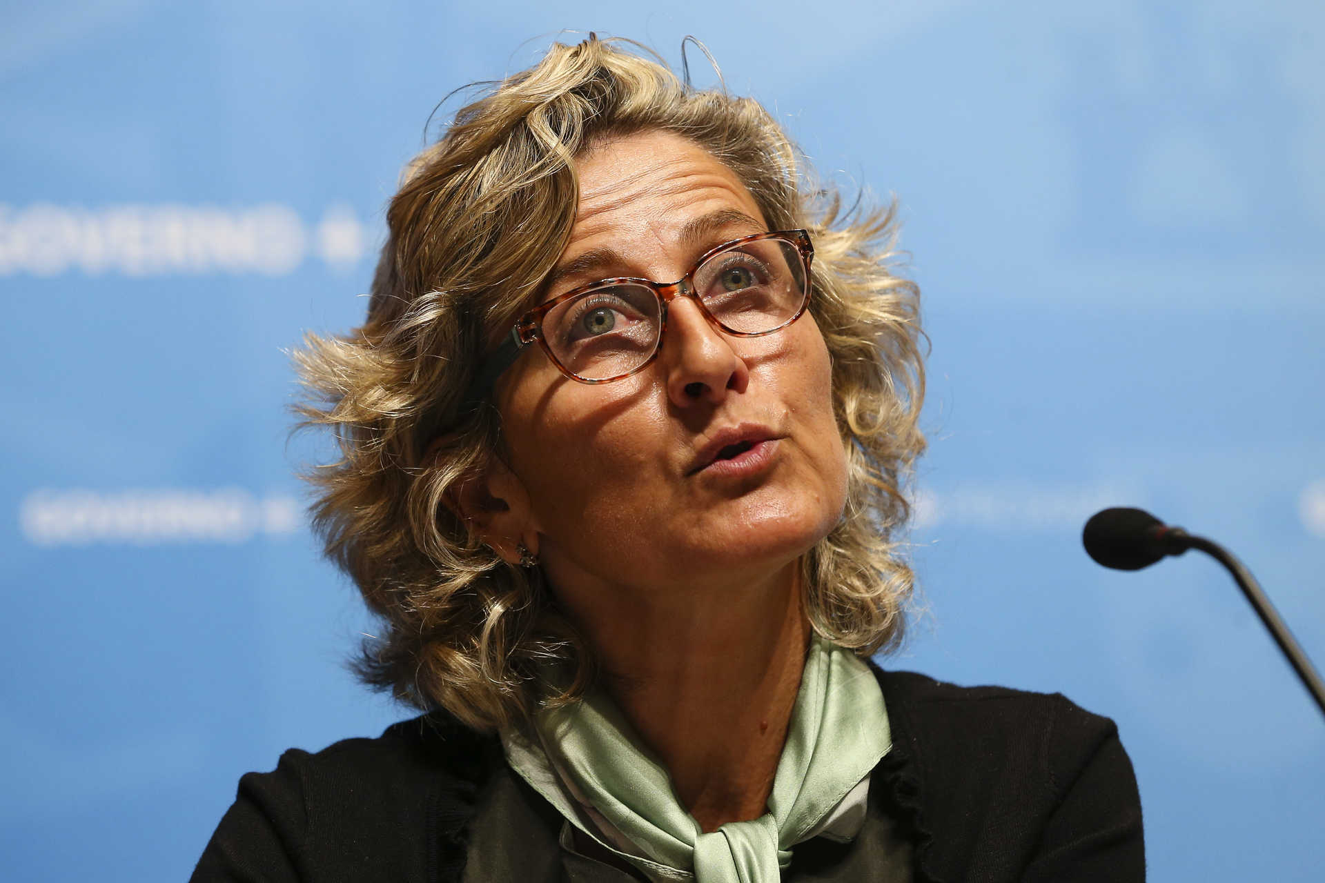 A ministra da Coesão Territorial, Ana Abrunhosa. (JOSÉ COELHO/LUSA)